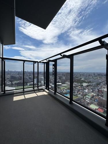 北西側バルコニー