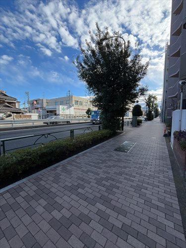 前面道路（北東側）