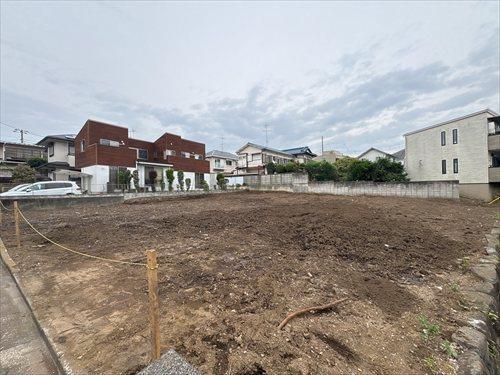 現地※写真奥側が1号地 現地※写真奥側が1号地