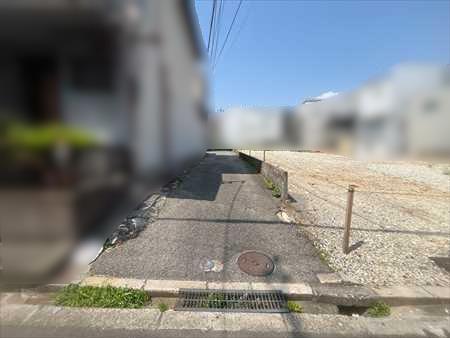 西側道路 西側道路