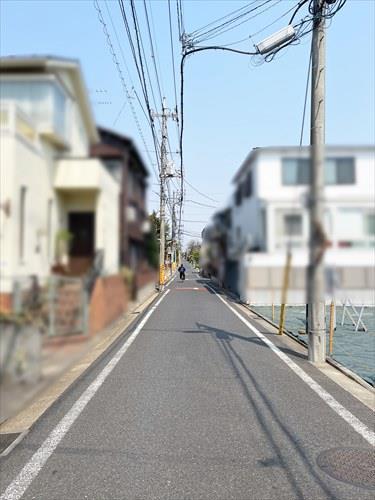 現地前面道路