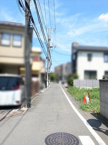 現地前面道路