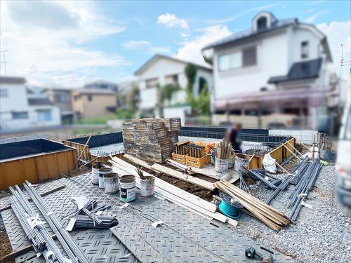 建築中の現地(2025年9月撮影）