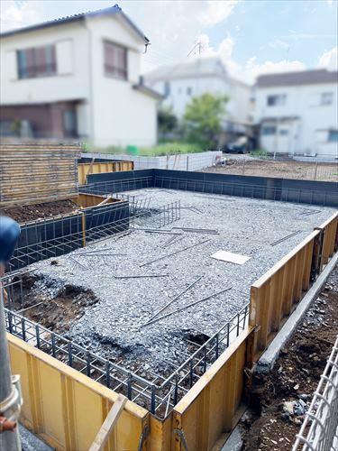 建築中の現地(2025年9月撮影）