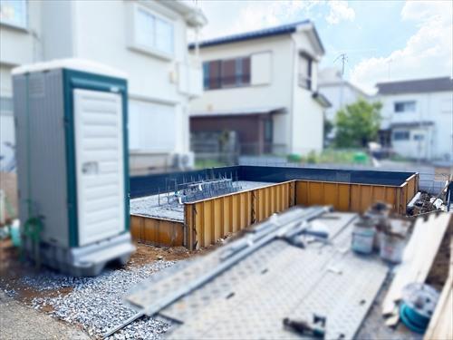 建築中の現地(2025年9月撮影）