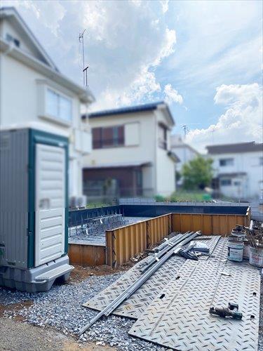 建築中の現地(2025年9月撮影）