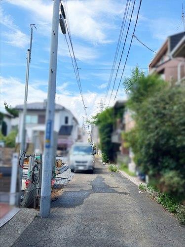 現地前道路