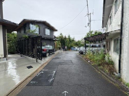 現地写真です⑥北東側道路