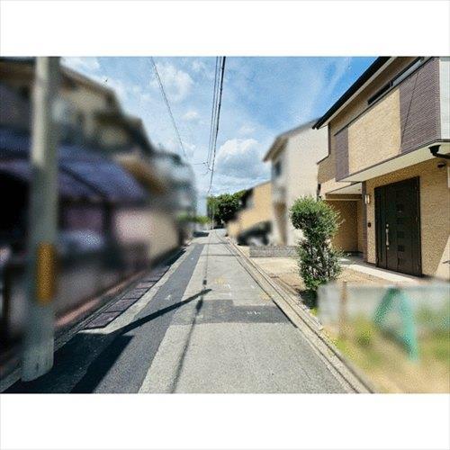 ⑰南側前面道路(西向き)