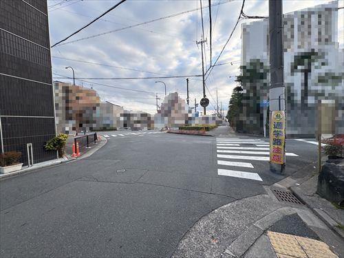 ㉑西側前面道路(北向き)