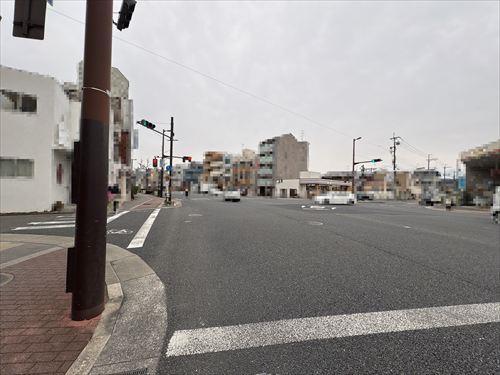 ⑲北東側前面道路(北西向き)