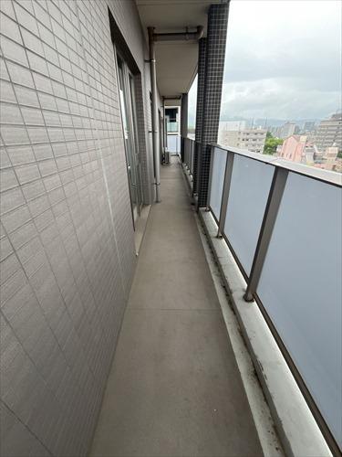 北西側バルコニー