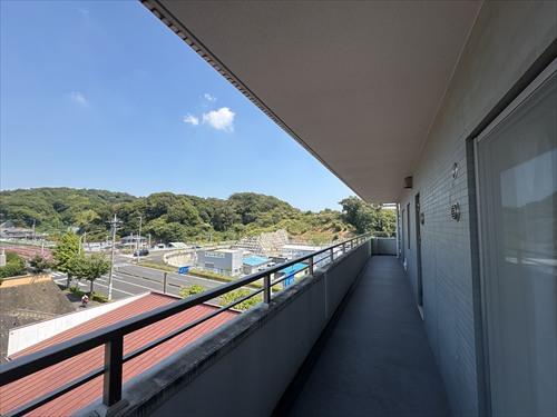 北側バルコニー