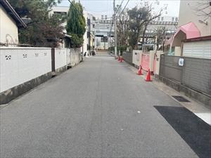 南西側前面道路①2026年2月撮影