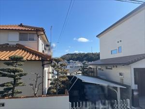 敷地から東向きの眺望