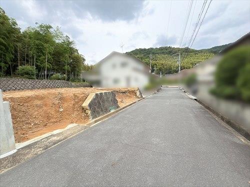 前面道路（南西向き）