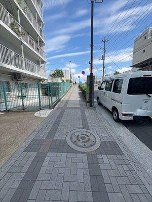 前面道路（2025年9月撮影）