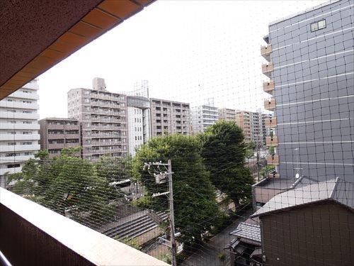 北向きベランダの眺望