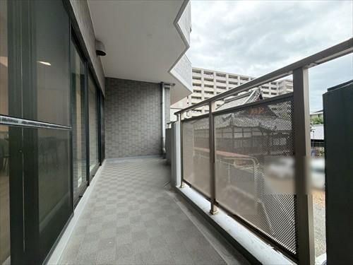 東向きバルコニー