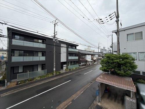 北向きバルコニーからの眺望