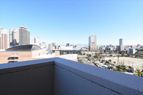 北東側バルコニーからの眺望