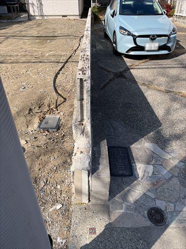 北東側隣地境界