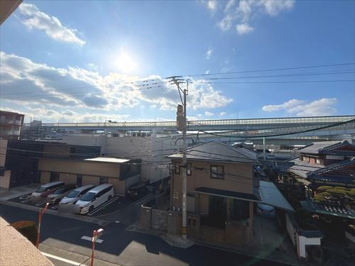 西側バルコニーからの眺望