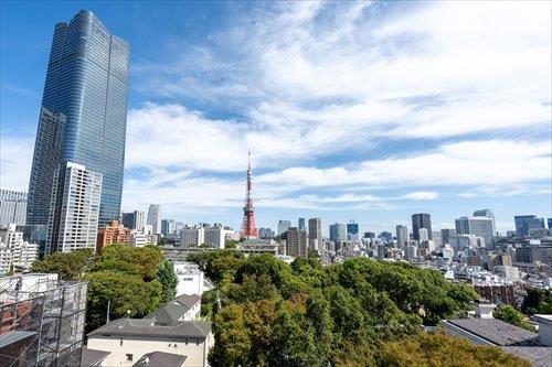 スカイガーデン（屋上庭園）からの眺望