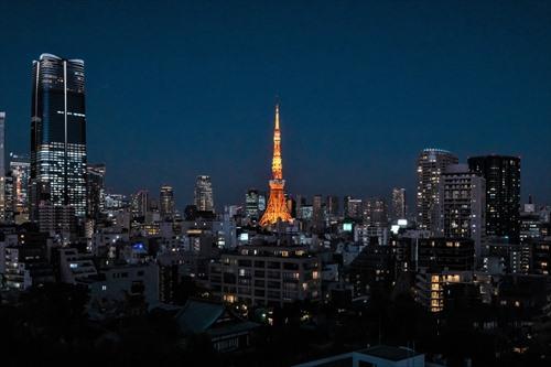 バルコニーからの眺望（夜景）