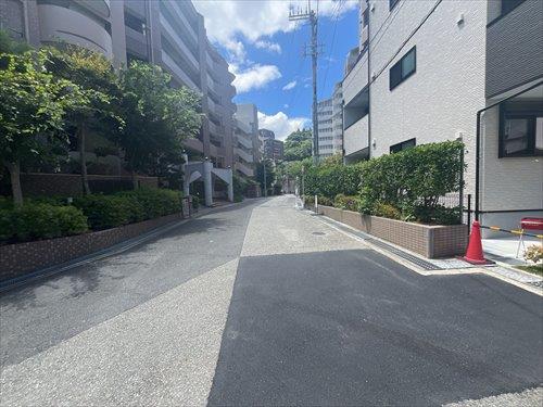 前面道路(南東側) 前面道路(南東側)