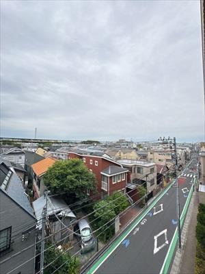 西側バルコニーからの眺望