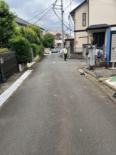 前面道路（2026年7月撮影）