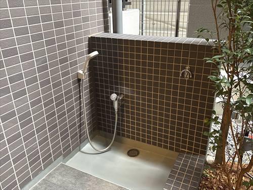 ペット足洗い場