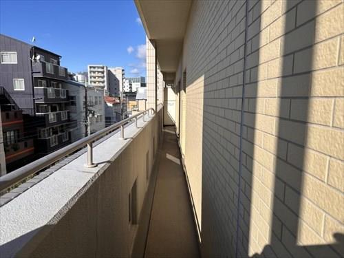 西向きバルコニー