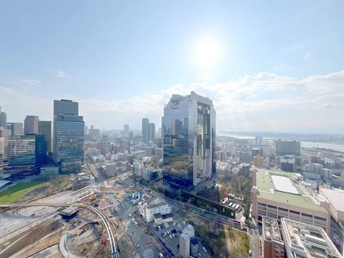 南向きバルコニーからの眺望