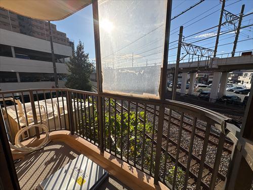 西側バルコニー