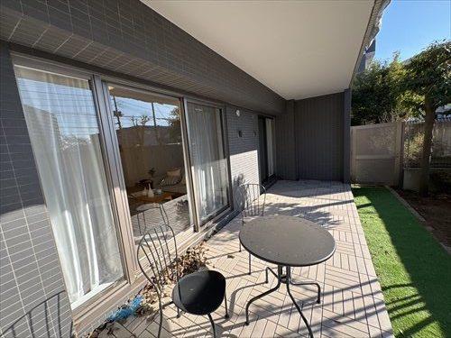 テラスと専用庭