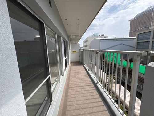 南西向きバルコニー
