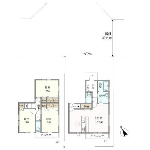区画図、間取り図