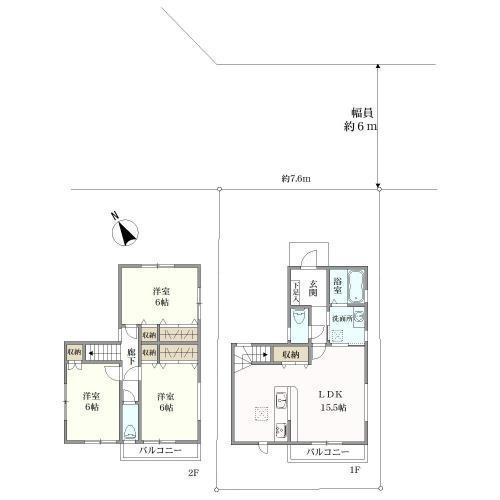 区画図、間取り図
