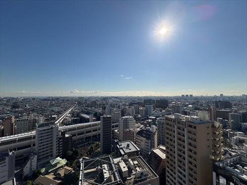 南東側バルコニーからの眺望