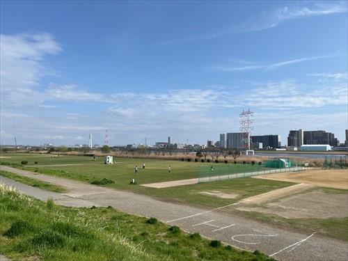 多摩川大師橋緑地まで120ｍ