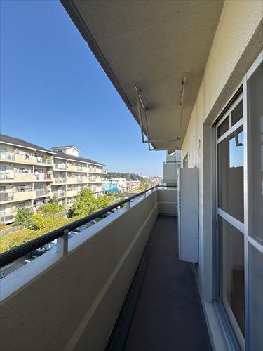 北側バルコニー