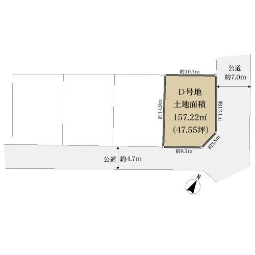 位置図D号地(2024年10月撮影)