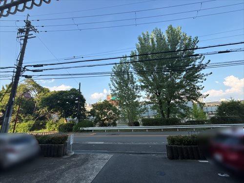 北東側バルコニーからの眺望