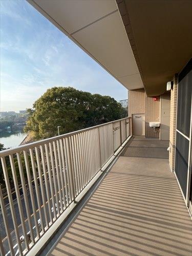 南西向きバルコニー