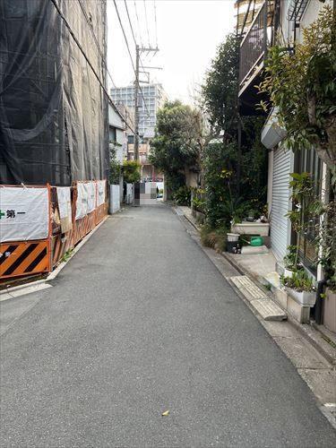 前面道路～北西側