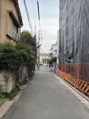 前面道路～北東側