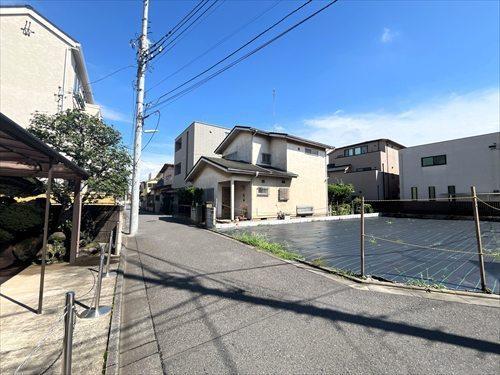 前面道路含む現地(北側)