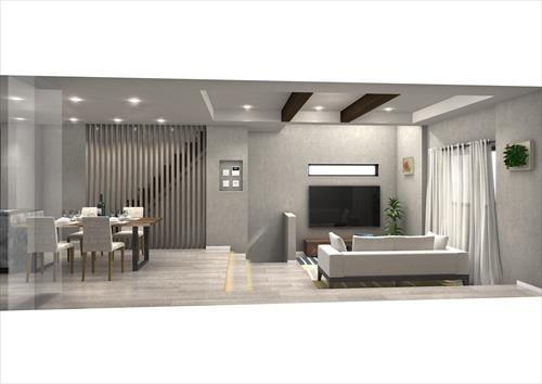 建物完成予想図(2階LD)